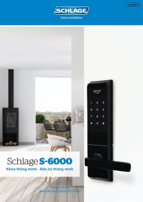Khóa cửa thẻ từ Schlage S-6000 – Sự lựa chọn hoàn hảo cho biệt thự